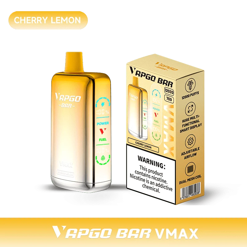 VAPGO BAR Disposable Vape VAPGO BAR Vmax Disposable Vape  (5%, 12000 Puffs)