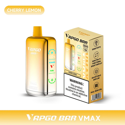 VAPGO BAR Disposable Vape VAPGO BAR Vmax Disposable Vape  (5%, 12000 Puffs)