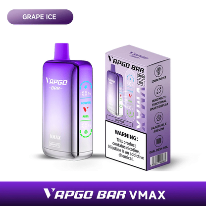 VAPGO BAR Disposable Vape VAPGO BAR Vmax Disposable Vape  (5%, 12000 Puffs)