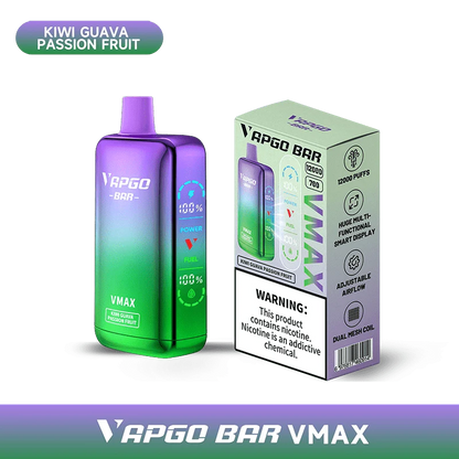 VAPGO BAR Disposable Vape VAPGO BAR Vmax Disposable Vape  (5%, 12000 Puffs)