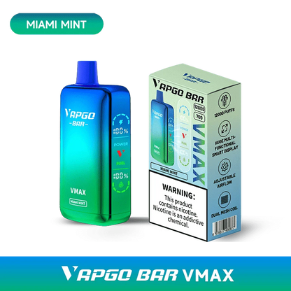 VAPGO BAR Disposable Vape VAPGO BAR Vmax Disposable Vape  (5%, 12000 Puffs)