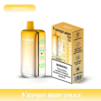 VAPGO BAR Disposable Vape VAPGO BAR Vmax Disposable Vape  (5%, 12000 Puffs)