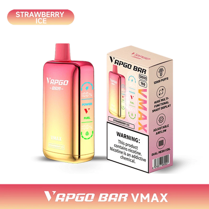 VAPGO BAR Disposable Vape VAPGO BAR Vmax Disposable Vape  (5%, 12000 Puffs)