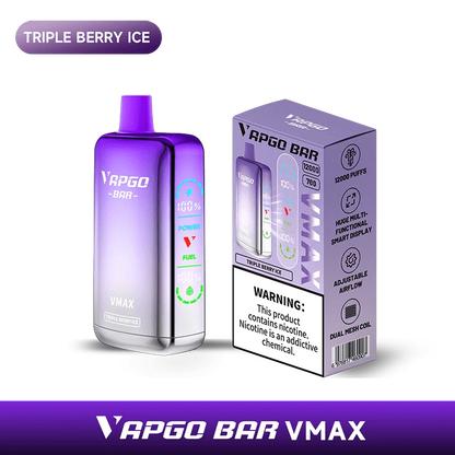 VAPGO BAR Disposable Vape VAPGO BAR Vmax Disposable Vape  (5%, 12000 Puffs)