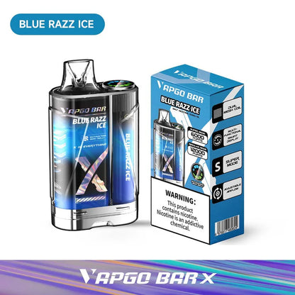 VAPGO BAR X 12K Disposable Vape 12000 Puffs (Sale)