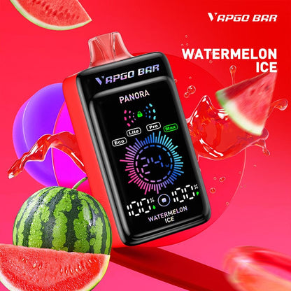 VAPGO BAR Disposable Vape Watermelon Ice VAPGO BAR Panora 25000 Disposable Vape (5%, 25000 Puffs)