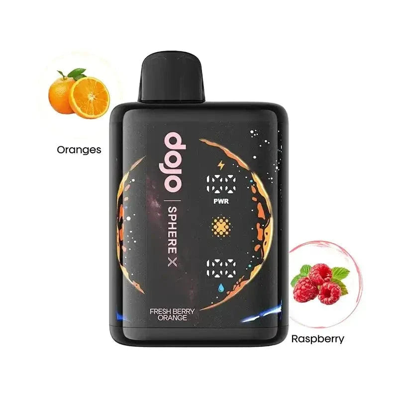 Vaporesso Disposable Vape Fresh Berry Orange DOJO Sphere X 40K Disposable Vape (5%, 40000 Puffs)