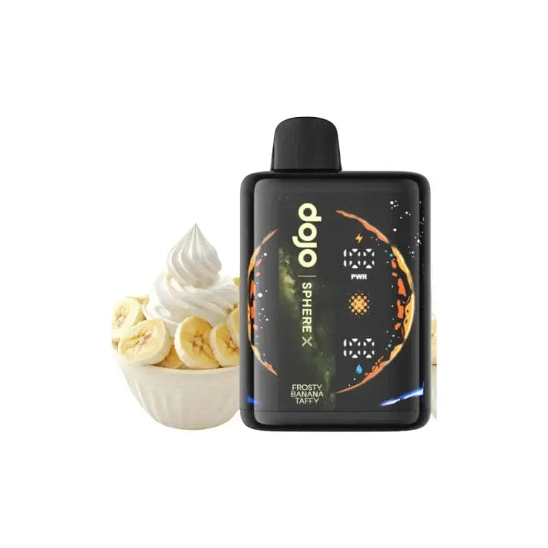 Vaporesso Disposable Vape Frosty Banana Taffy DOJO Sphere X 40K Disposable Vape (5%, 40000 Puffs)
