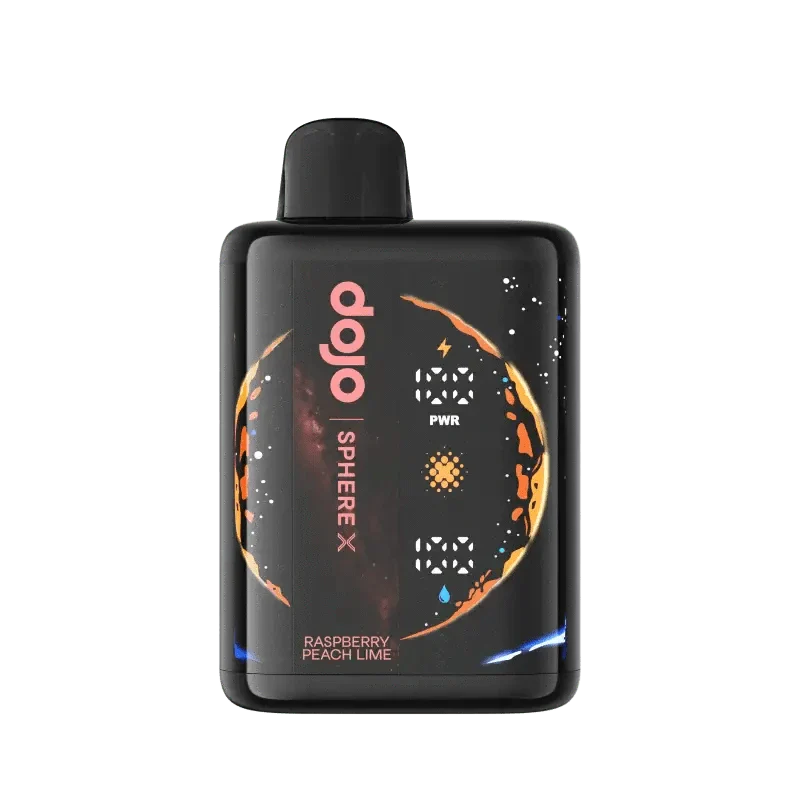 Vaporesso Disposable Vape Raspberry Peach Lime' DOJO Sphere X 40K Disposable Vape (5%, 40000 Puffs)