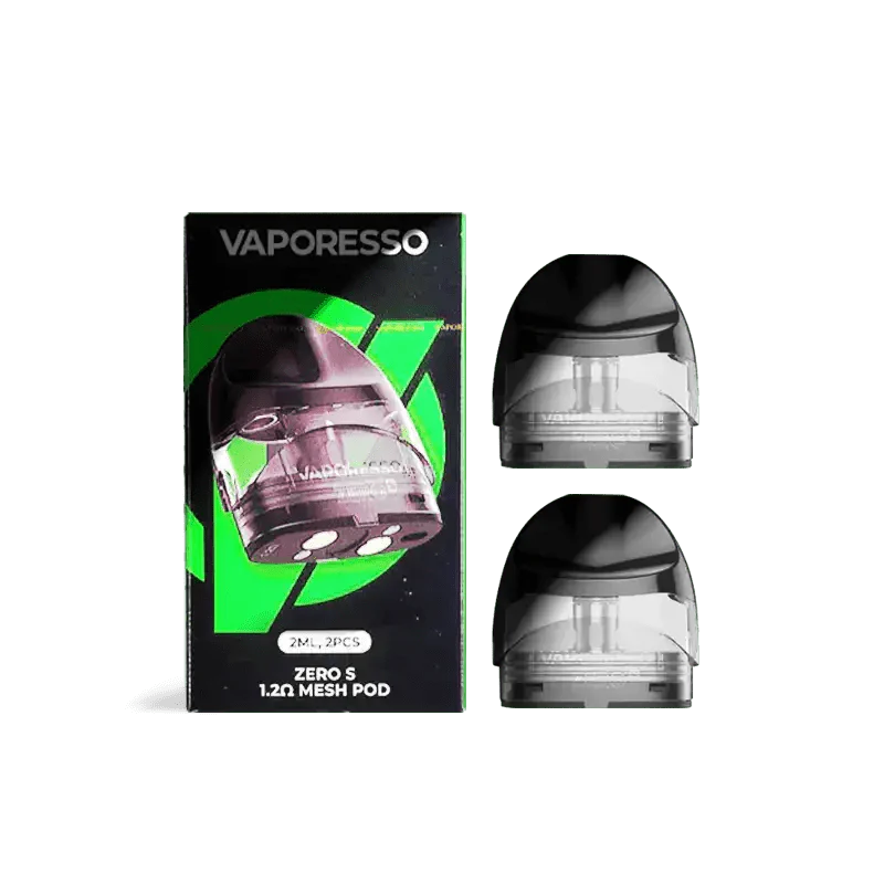 Vaporesso Pods Zero S Pods - 1.2ohm Vaporesso Zero S Replacement Pods (Pack Of 2)