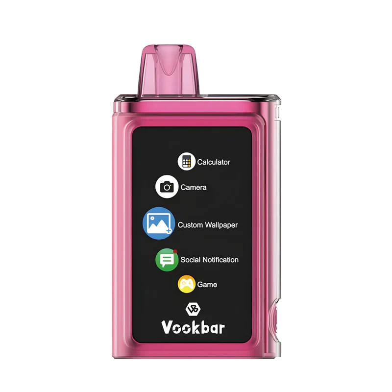 Vookbar cyber pro disposable vape 30000 puffs white strawberry ice