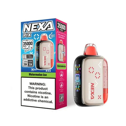 VOOPOO Disposable Vape Watermelon Ice NEXA PIX 35K Disposable Vape (5%, 35000 Puffs)