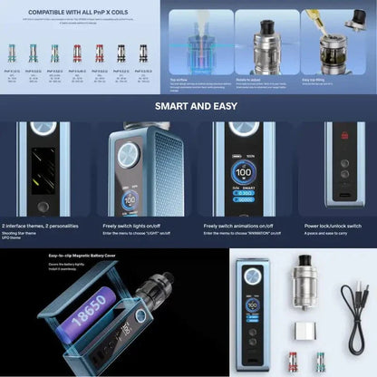 VOOPOO Kits VOOPOO VINCI Spark 100 Box Mod Kit
