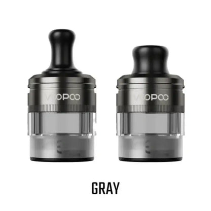 VOOPOO Pods Grey-MTL Version VOOPOO PnP X Empty Replacement Pod Cartridge (Pack of 2)