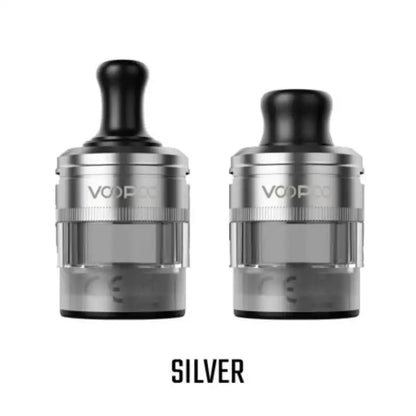 VOOPOO Pods Silver-MTL Version VOOPOO PnP X Empty Replacement Pod Cartridge (Pack of 2)